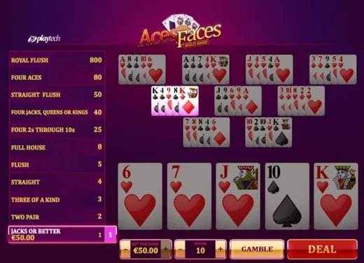 Aces and Faces