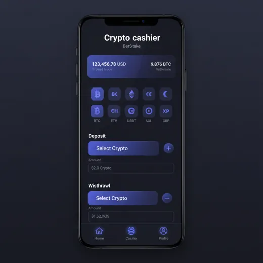 Crypto cashier